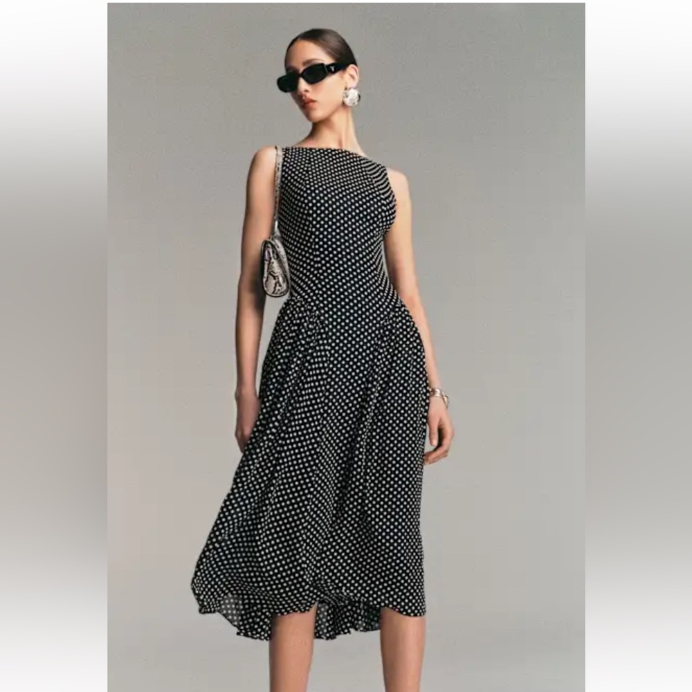 Reformation Anelis Dress Black - Size 0